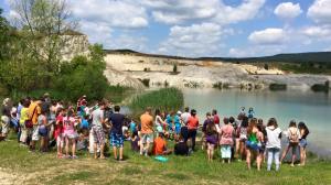 Tap crowd at baptism